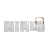 Servizio 11 Bicchieri con portaghiaccio, Tumbler Designer Cini Boeri Per Arnolfo Di Cambio.