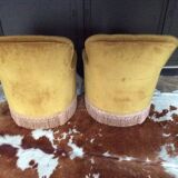 Pair of toad armchairs