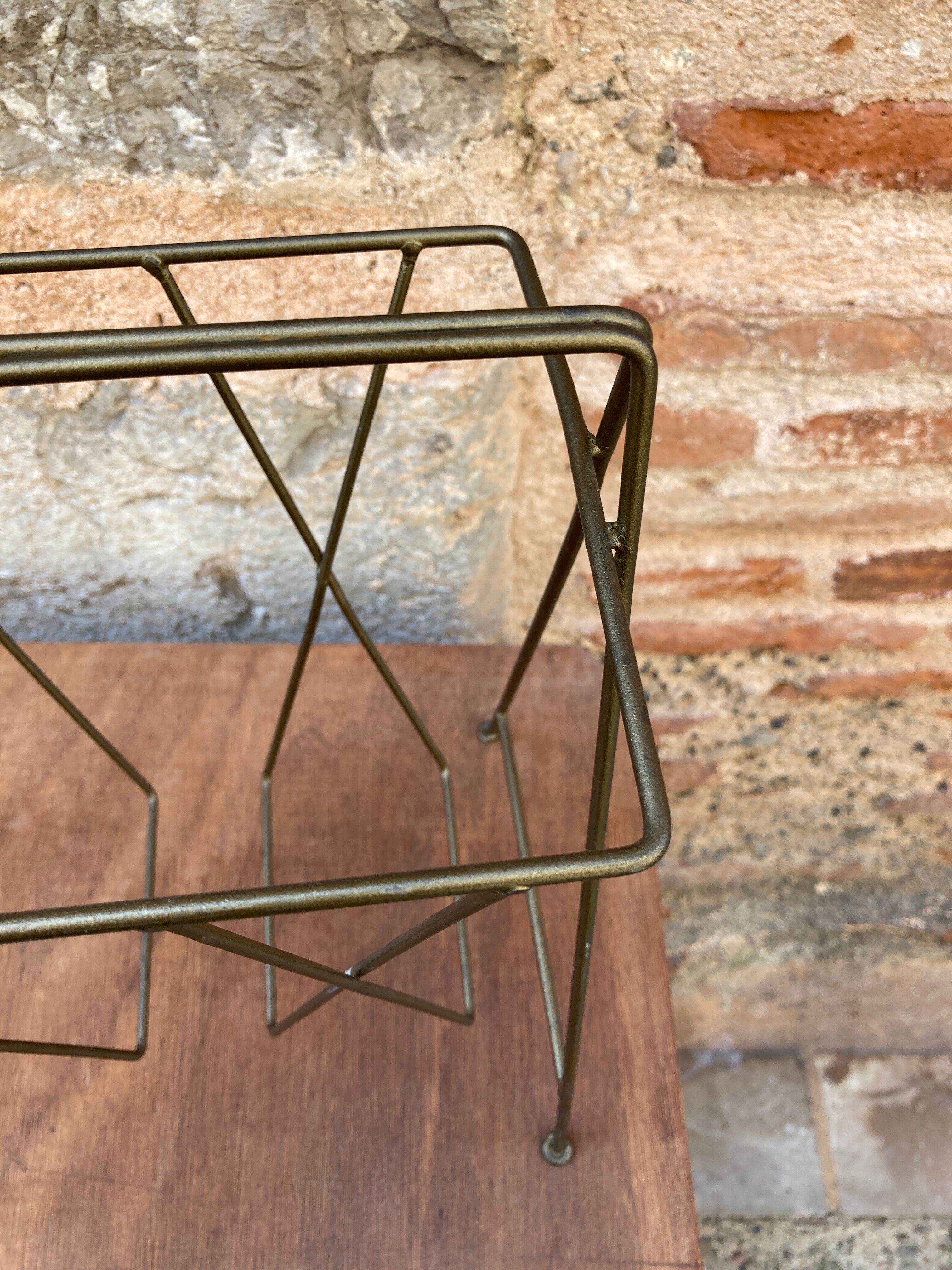 Brass magazine holder