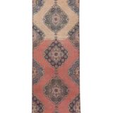 Vintage Turkish Oushak Handwoven Rug 86x482 cm