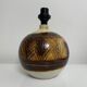 Ceramic ball lamp leaf decoration Olivier Roy Vallauris