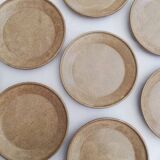 Vintage stoneware dessert plates