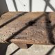 Brutalist Oak Bench – Unique Piece, 20th Century Folk Art