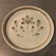 Lot of 6 flat plates in Sarreguemines Jocelyne hand-painted sandstone