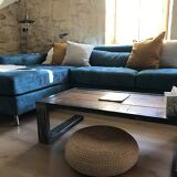 Wood and metal coffee table (artisan carpenter)