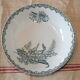 3 plates caps in Terre de Fer Saint Amand service Lily of the valley