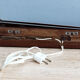 Pair of asymmetrical Scandinavian wall lamps, 50s-60s