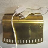 Scandinavian wall lamp in golden brass
