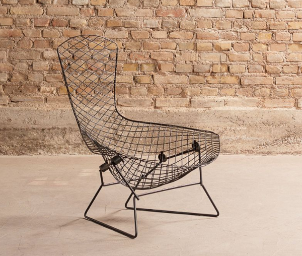 Fauteuil Bird chair par Harry Bertoia pour Knoll International diamond since 1960