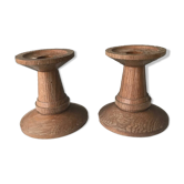 Pair of designer candlesticks