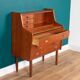 Danish Teak Mid Century Bureau Writing Desk ,Vanity Dressing Table