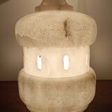 Vintage lamp from 1970 in alabaster - Italian lampshade