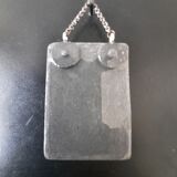 Ancient illustration "Diamond size" inserted under mirror. Curiosity Cabinet