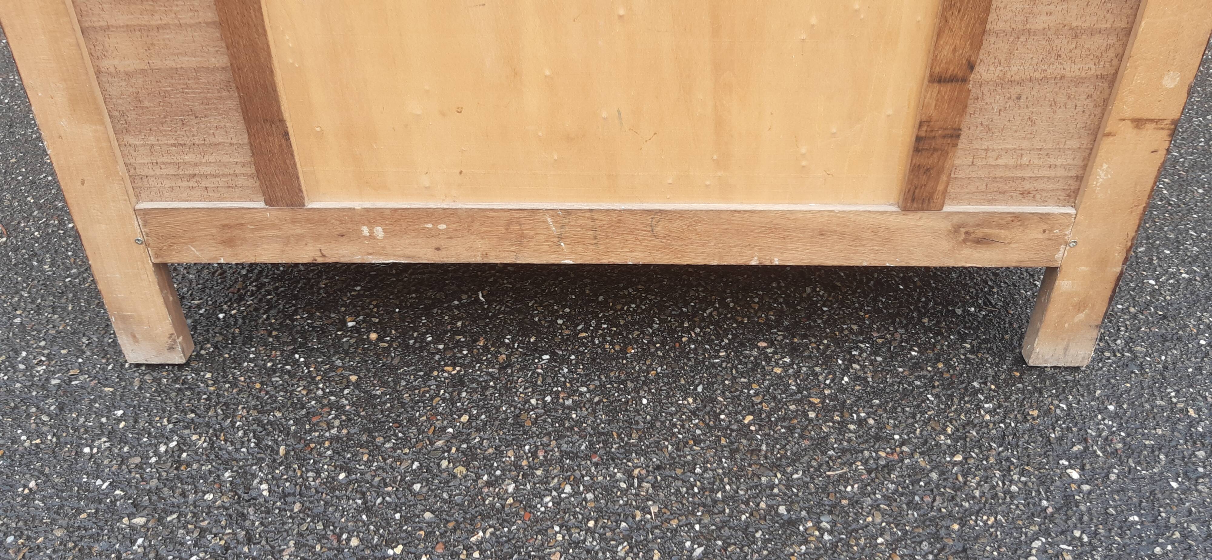 Commode vintage bois brut
