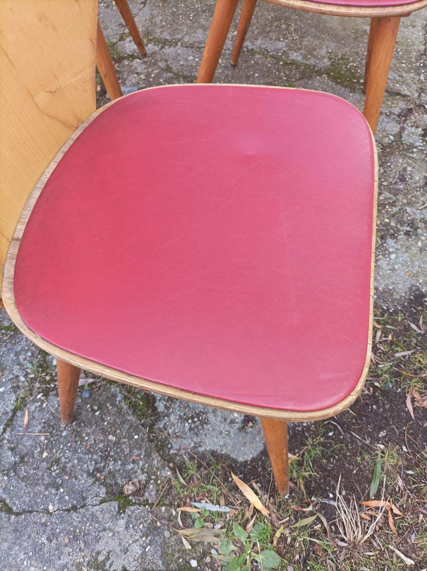 6 vintage Baumann chairs by Max Bill 50s