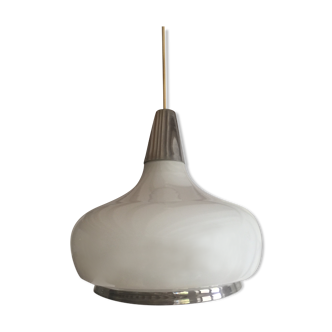 Opaline hanging lamp 1960
