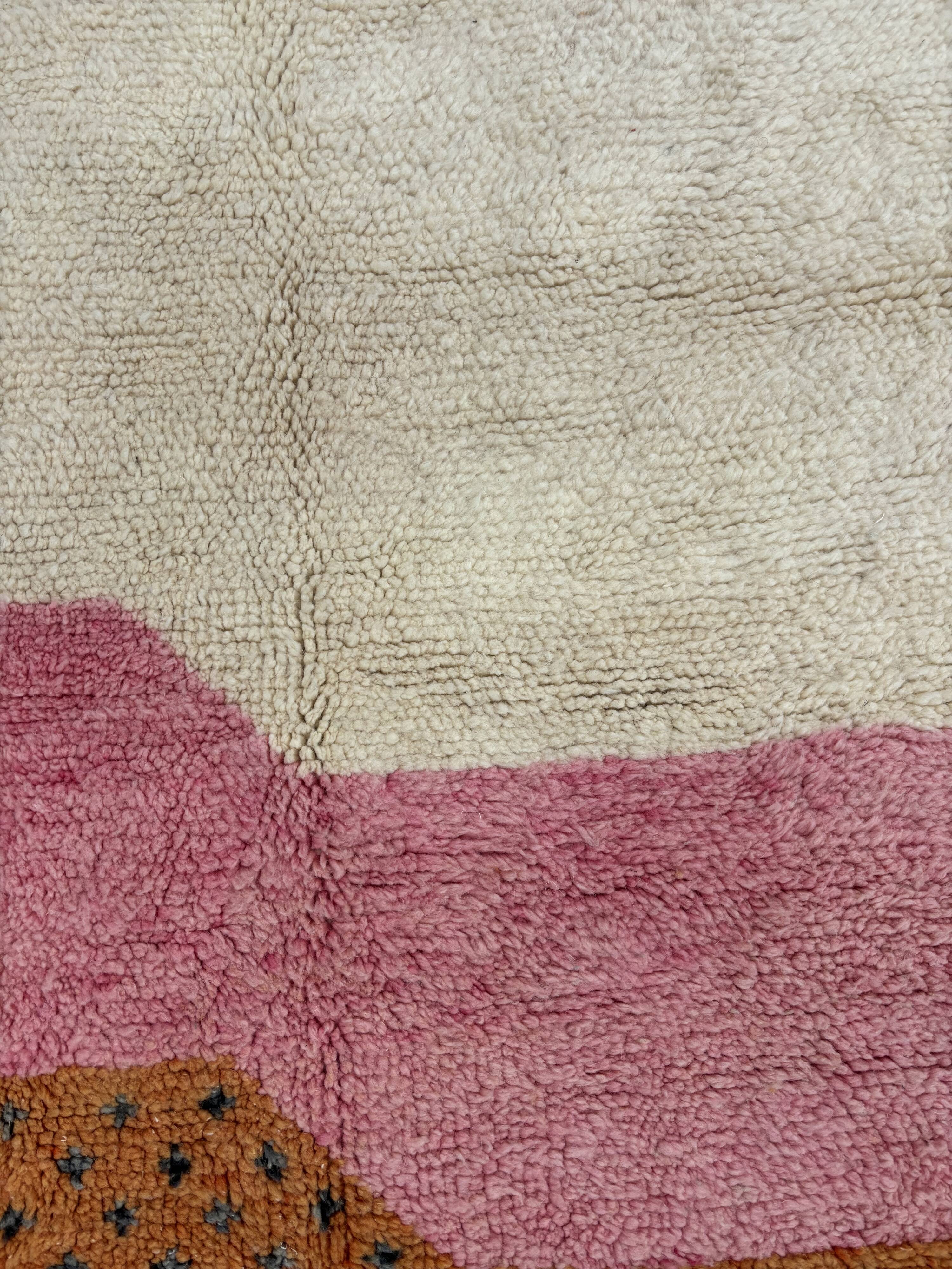 Modern Moroccan Berber wool rug