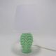 Green opaline lamp