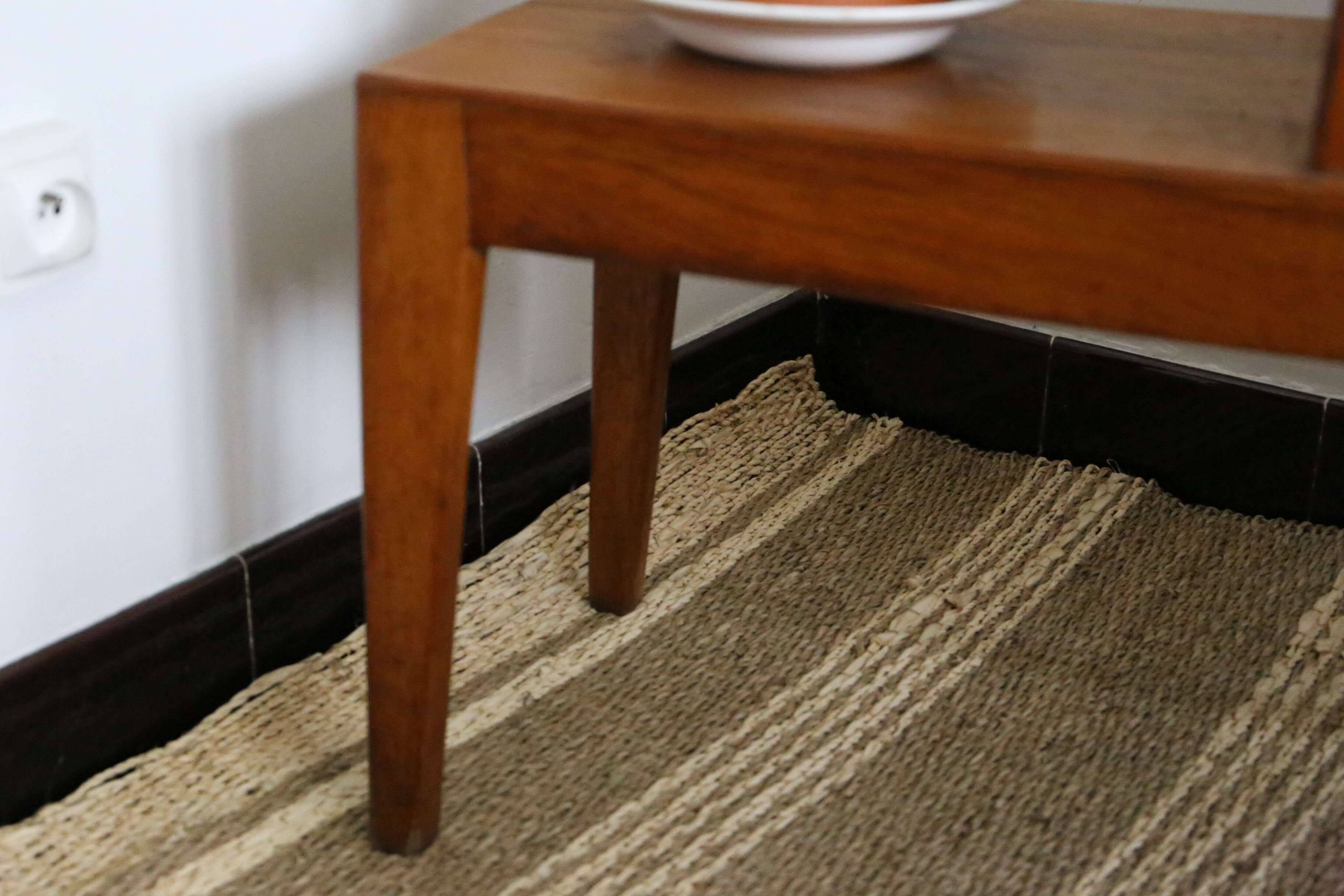 Phone table and bench