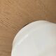 Applique plafonnier rond en verre opaline blanc 1950 1960 vintage LAMP-7272