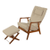 Fauteuil ROCK SIËSTA avec pouf, Adolf Relling & Torbjørn Bekken
