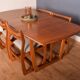 Dining table & 4 chairs 1960