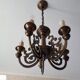 Wrought iron chandelier