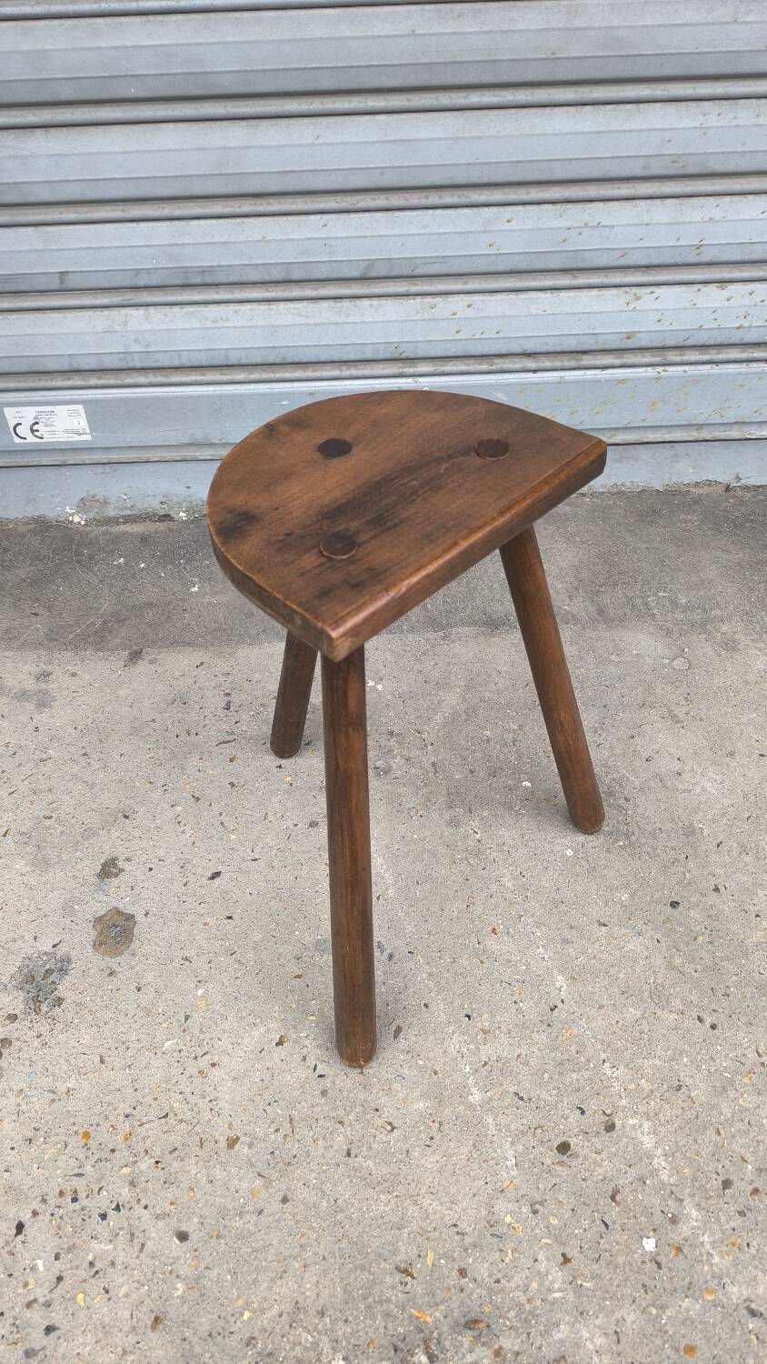Wooden tripod stool 1960