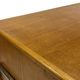 Bureau tubulaire de style Bauhaus du milieu du siècle, design des années 40 en chêne