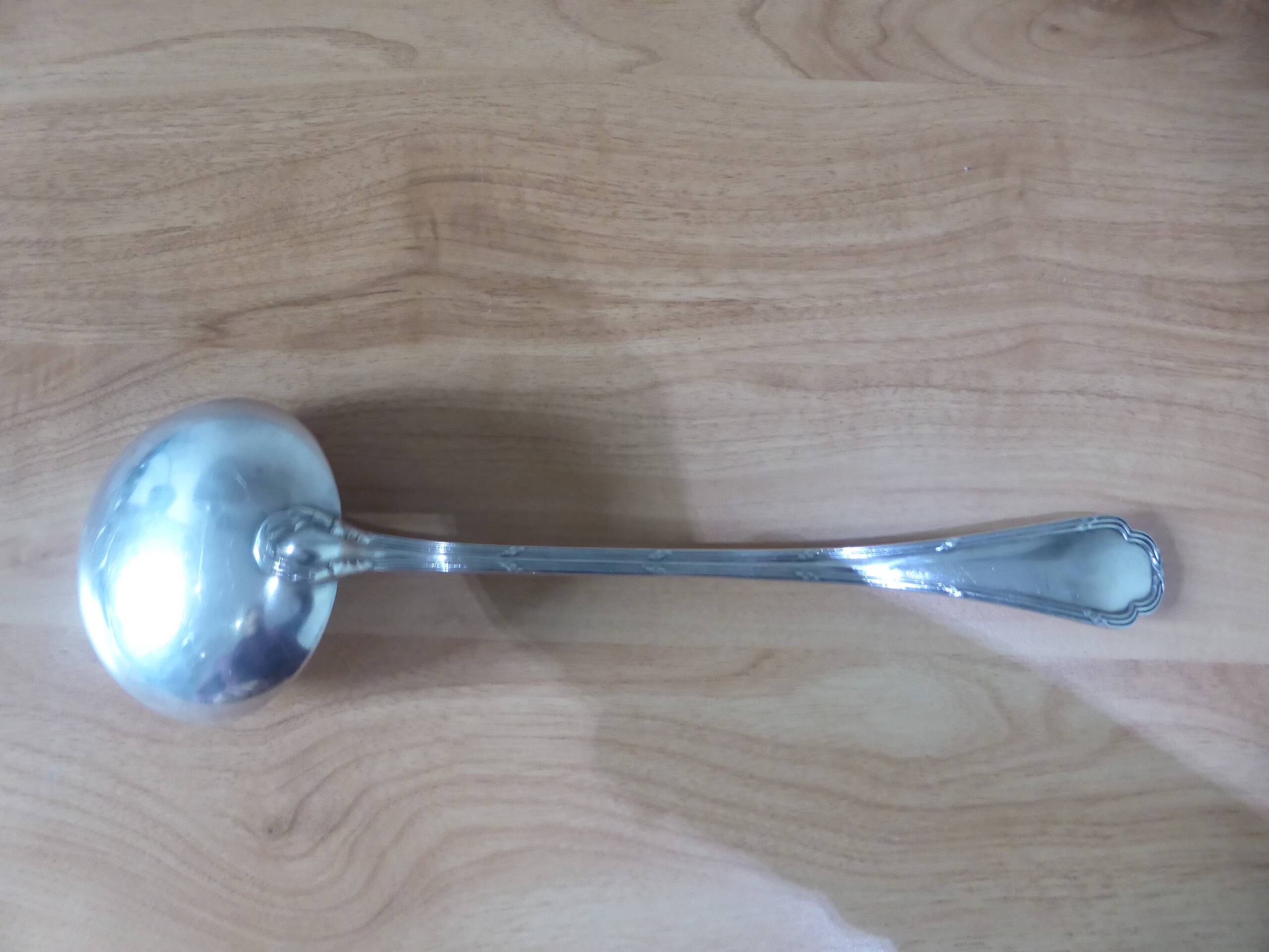 1 louche vintage d'Ercuis en métal argenté