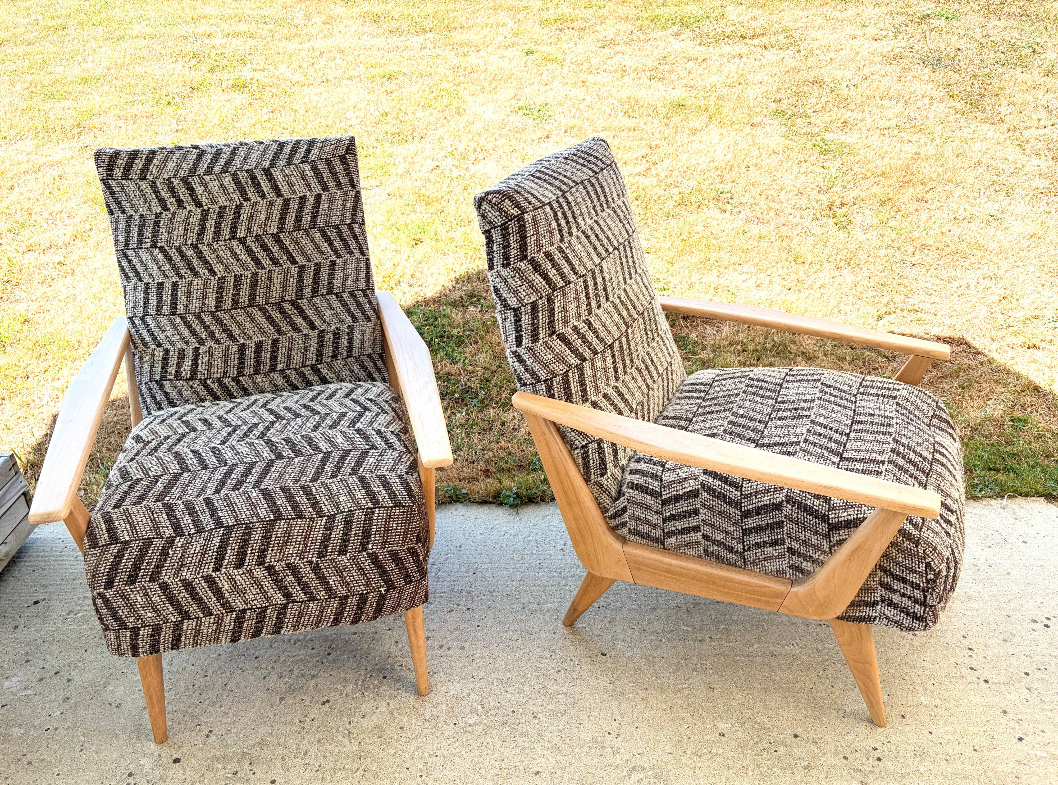 Paire de fauteuils style scandinave , des années 70/80'