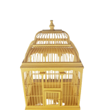Vintage bird cage