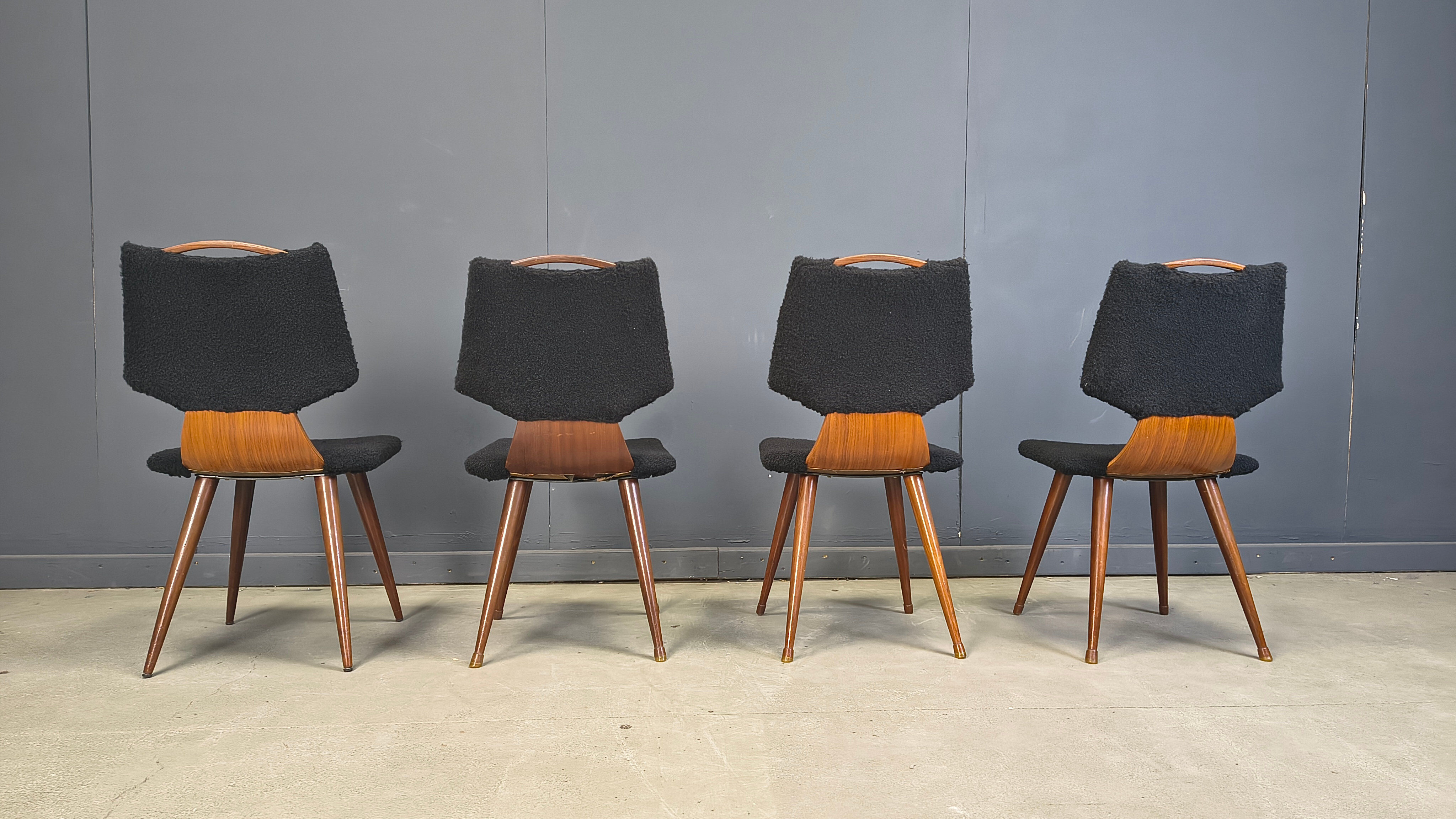 Mid-century Scandinavian dining chairs, 1960s