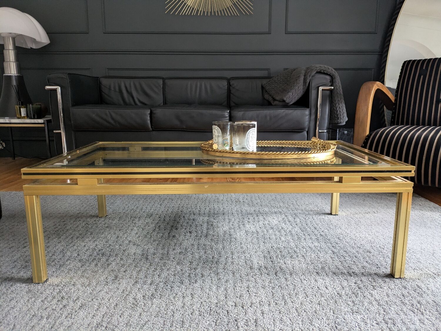 Table basse Pierre Vandel 70'80'