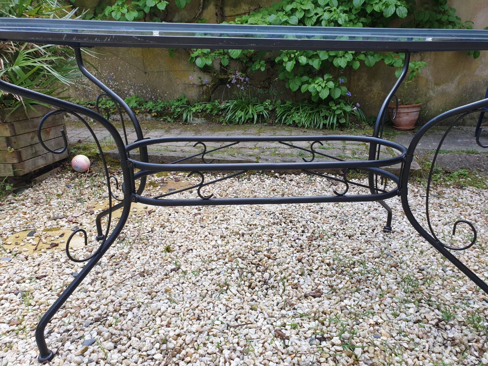 glass top dining room table