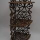 Vintage cast iron angle shelf