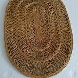 Grand dessous de plat en paille