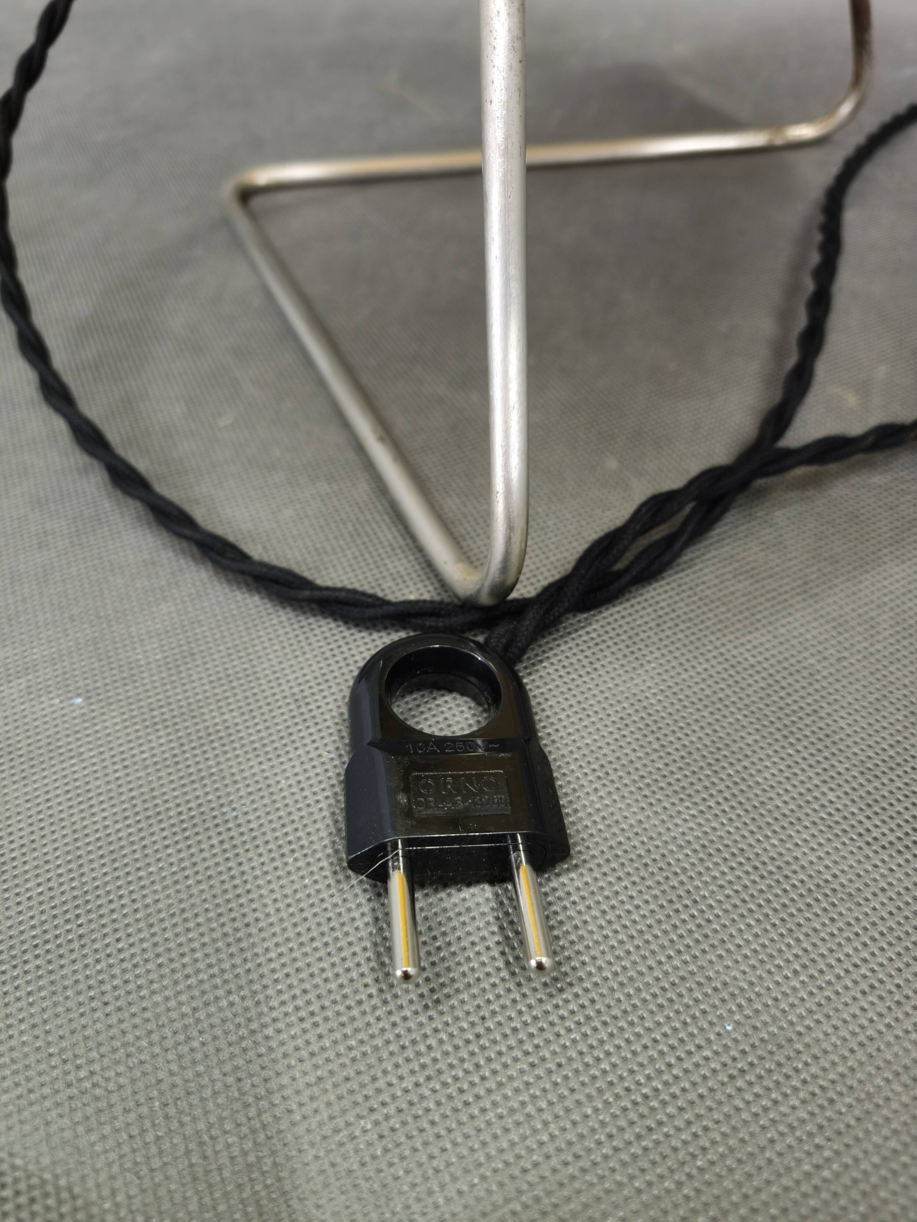 Helena Frantova Table Lamp 1960s Chrome Paper Shade