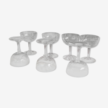 7 crystal port glasses