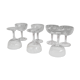 7 crystal port glasses