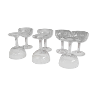 7 crystal port glasses