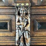 Antique carved wooden buffet in Renaissance style, late 18th / early 19th century.