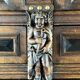 Antique carved wooden buffet in Renaissance style, late 18th / early 19th century.