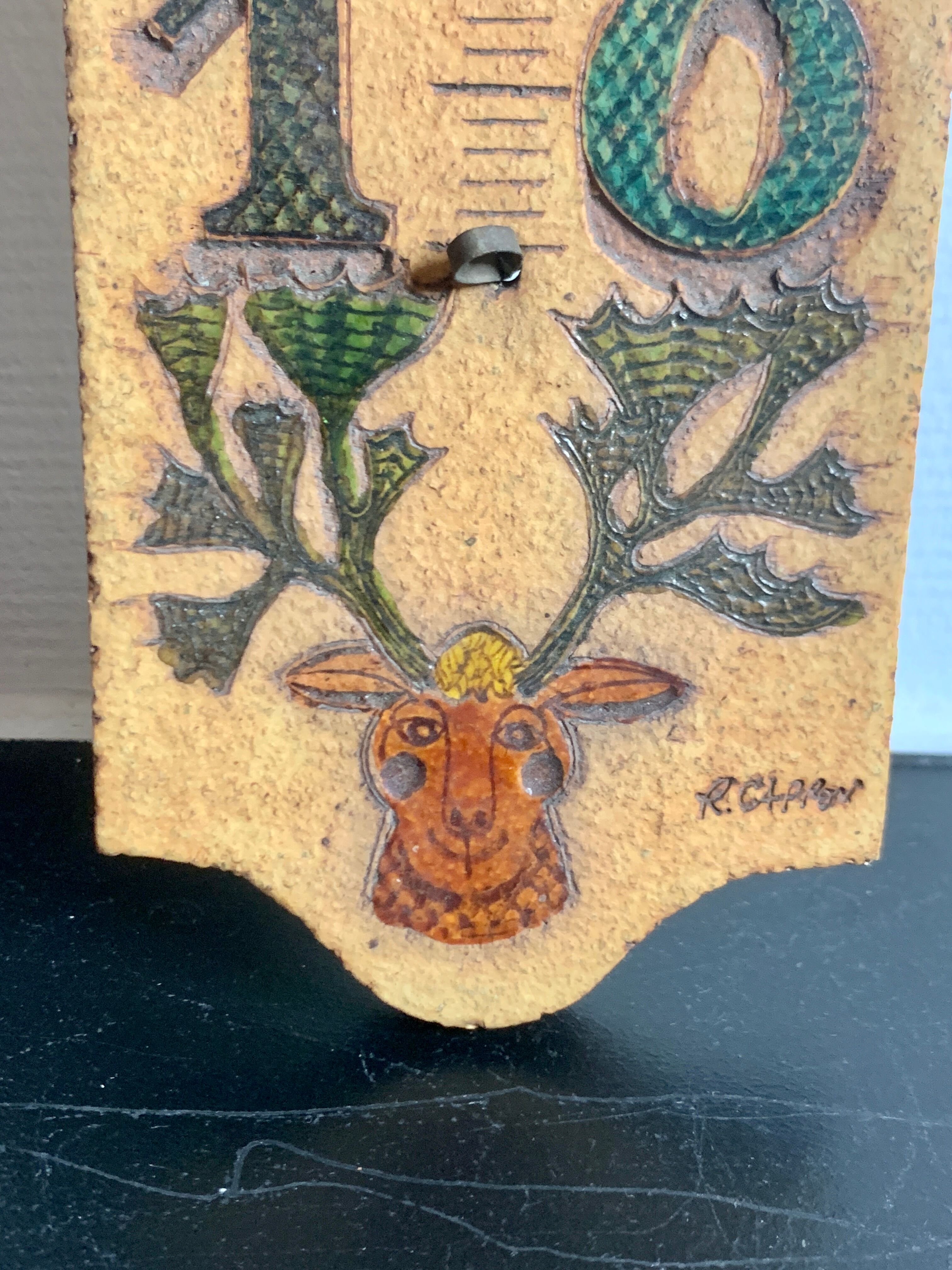 Thermometer by Roger Capron, 1960's