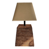 XXL square Birma rattan wicker Table Lamp