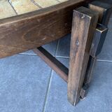 Large Herbier model coffee table in ceramic signed Roger Capron, 1960