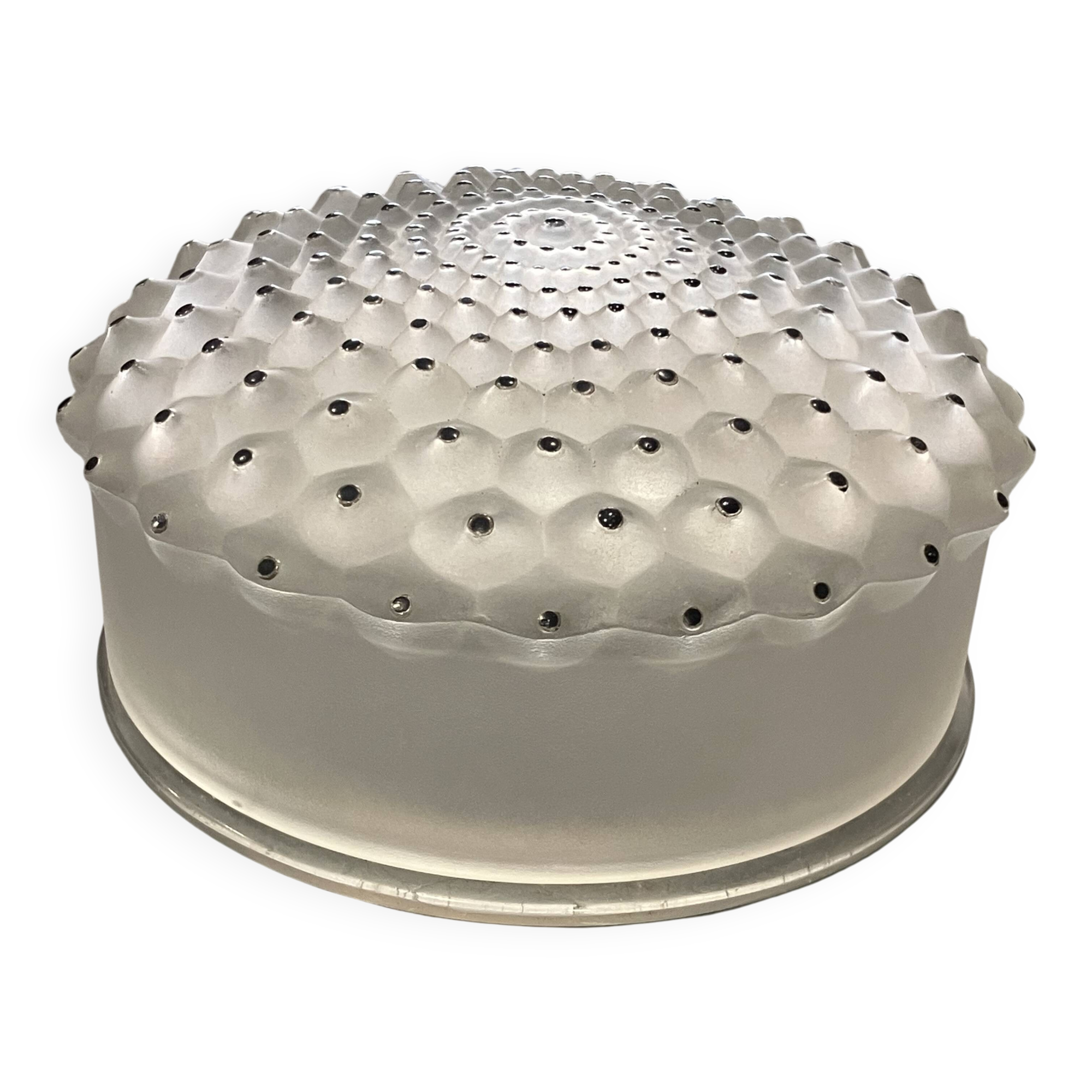 Rene Lalique (1860-1945) France - "Cactus" model powder compact