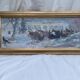 Painting Russian school Oil on canvas / cardboard signed framed dimensions: height -33cm - width -69cm
