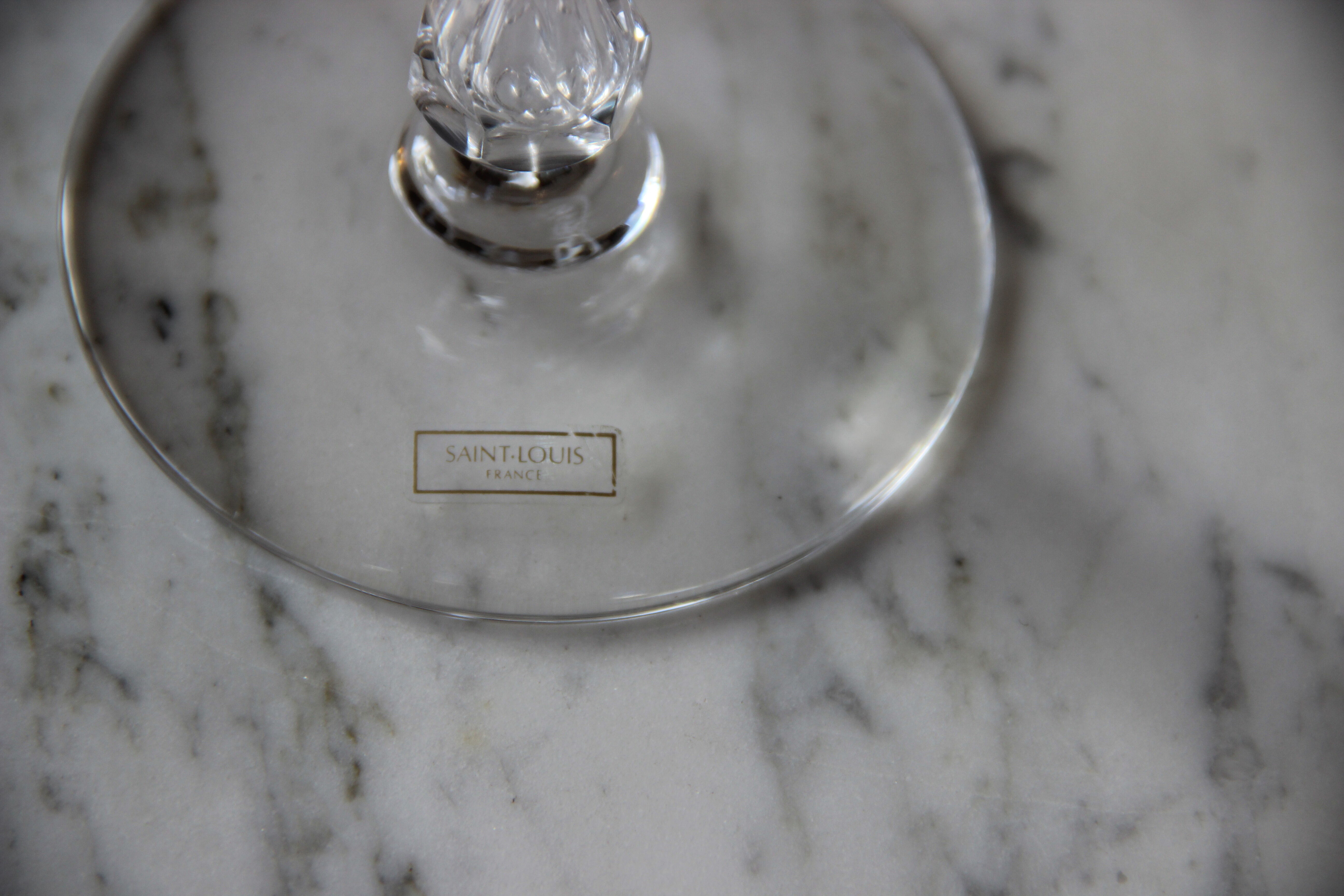 12 verres à eau modèle lozère Cristal Saint Louis