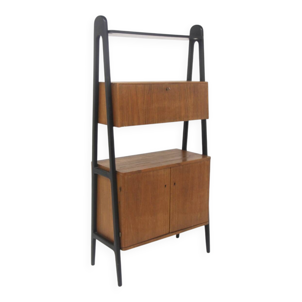 Secrétaire scandinave en teck, Suède, 1960